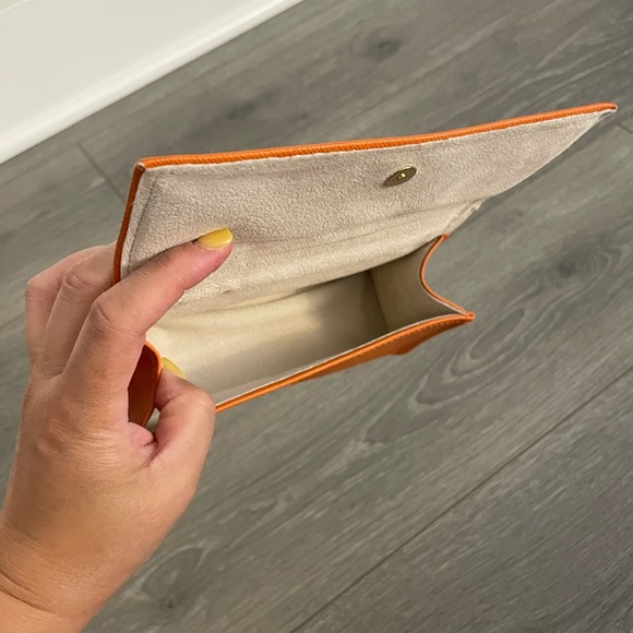 Tory Burch Orange Sunglasses Case - Picture 3 of 6